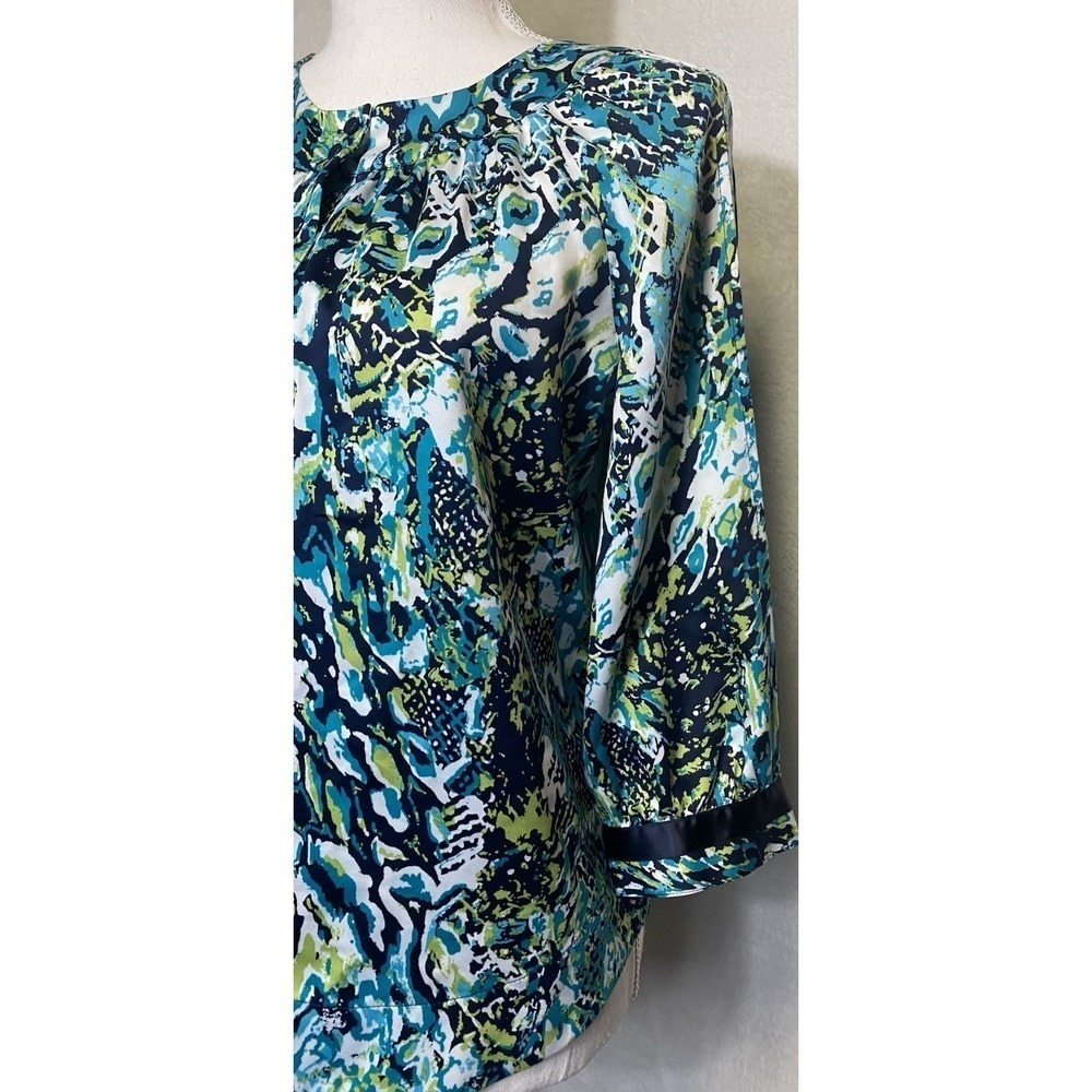 Christopher & Banks 3/4 Sleeve Petite Women's Blouse Size PM - Picture 3 of 9
